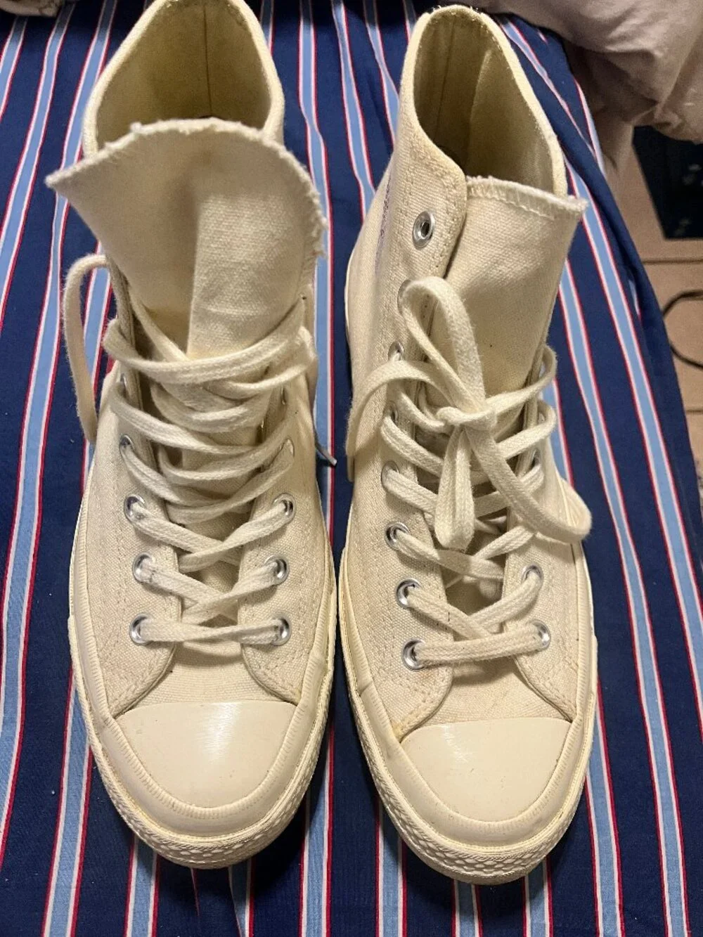 Comme des Garcons x Converse Big Heart High Top Chuck - Size 8 1/2 - Picture 3 of 7